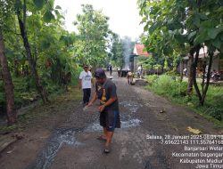 Pengaspalan Ulang Jalan RT 07 Dusun Krajan